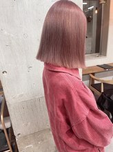 ラノバイヘアー 京都(Lano by HAIR) ピンクベージュカラー