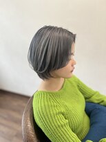 美容室ポール 西葛西店(PAUL) シルバーアッシュ ブルーシルバー ブリーチカラー 透明感