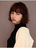 クラゲヘアー/小顔に見せるヘア/ココアベージュ/表参道