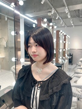 ロール 博多(Role) ボブ/透明感カラー/暗めカラー/韓国ボブ/髪質改善 /顔周りカット