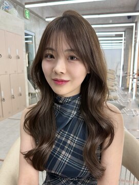 ロンドホットリップ 立川(Lond hot lip) 顔まわり/ヘーゼルベージュ/マロンブラウン/2wayバング