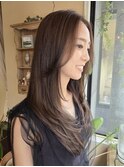 赤みを消したい方×オリーブアッシュ×レイヤー