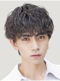 大阪梅田波巻きパーマツイストスパイラルパーマメンズマッシュ◆
