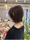 切りっぱなしボブ/顔まわり似合わせレイヤーカット【上岡】