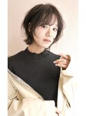 【buZon ブゾン】外はねくびれボブ×シースルーバング