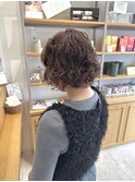 ゆるふわパーマボブ×無造作ウェーブ塩田12