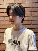 【石山】大人センターパートメンズパーマ