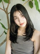 オーロ 塚口店(ORO)&nbsp;小顔くびれレイヤー×艶感ナチュラルブラック