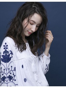 シャンプー ひろせ店(SHAMPOO) 透明感なクセ毛風ミディ