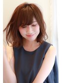 【日吉 neoliveJuQ】30代40代★大人ゆるふわボブ★グレージュ