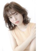 【neolivenico 大井町店】ウルフ風くびれミディ　とろみベージュ