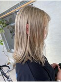 【NAiVE hair】ホワイトベージュ