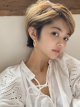 シークエンス 外苑前(SEAQUENCE) 艶ボルドー大人ヘルシー外苑前/髪質改善/白髪染め/ショート