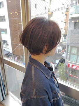 ロンドプロフィール 浦和(Lond profil) 浦和ショートヘアショートカット韓国白髪ぼかし白髪染めボブ