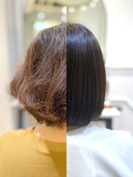 シェア 梅田 バイ ケーツー(SHARE 梅田 by k-two) 酸性縮毛矯正/酸性ストレート×エイジング毛/30代/40代/50代