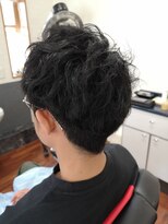 カールヘアー(HAIR) 2ブロックパーマスタイル