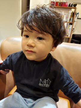 ルチカ(Luccica) 【Luccica】キッズ子供カット×ツーブロック×くせ毛風