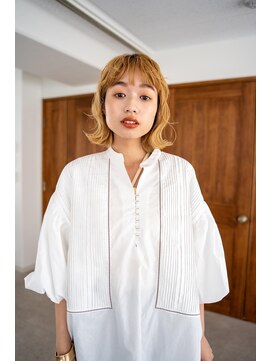 フェリアあべの(FERIA) 【天王寺/あべの】マロンベージュ×Aラインボブ