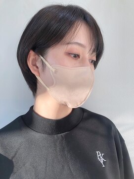 ヴィノバ(benova) 大人可愛い前下がりワンサイドショート【塚口/武庫之荘/伊丹】