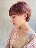 ACE くびれショート×ほんのりピンクアッシュ　横浜
