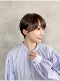 大人のショート#小田急相模原#髪質改善#白髪ぼかし#縮毛矯正