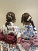 浴衣ヘアセット♪