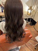 ヘア ミーツ ドレス プレローマ(HAIR meets dress pleroma)&nbsp;スモーキーベージュ/抜け感ロング