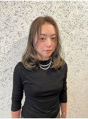 ハイライトカラー×ニュアンスカール