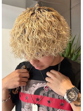 エース 栄矢場町店(Ace) 波巻きスパイラルパーマメンズマッシュツイストスパイラルパーマ