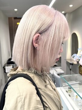 ソル ジングウマエ(SOL JINGUMAE) ミルクティーベージュレイヤーインナーカラーグレージュカラー