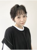 ウェーブヘア大人ショートおしゃれ女子ウルフヘア
