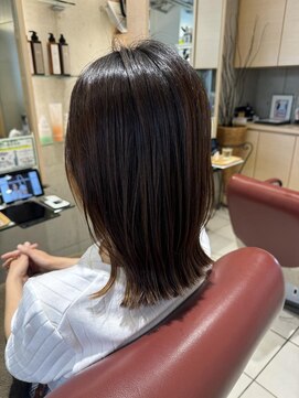 エム インターナショナル 春日部本店(EMU international) 結べる長め切りっぱなしボブ