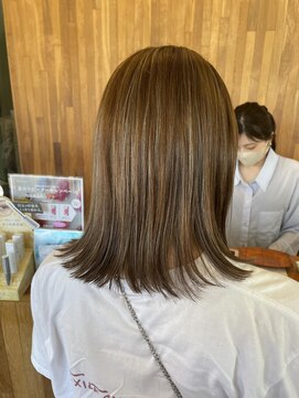 ヘアラウンジ アングゥ(hair lounge ungu) ハイライトボブ