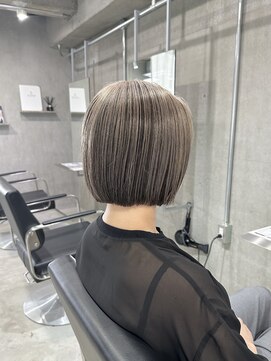 ラック(LUCK) ボブミルクティー レイヤーロング/ぱっつん前髪/船橋