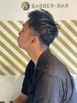 バーバーバー アカバネ(BARBER-BAR AKABANE)&nbsp;ビジネスマンにおすすめの黒髪短髪 バーバースタイル#2
