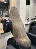 「REIYA」ハイミルクティーグレージュ×エクステスーパーロング