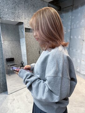 ケイシー(casey) ブリーチカラー柔らかいミルクティーベージュ