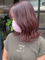 ラ メール ヘア デザイン(La mer HAIR DESIGN)&nbsp;大人シアーベージュミニウルフボブミディアムレイヤー