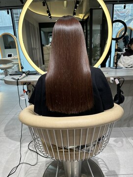 ロンドメリア 天神大名店(Lond Melia) ★メルティカラーフェミニンロング似合わせカットミディア厶艶髪