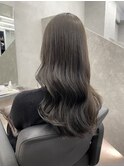 グレージュカラー ブリーチなしカラー アッシュカラー