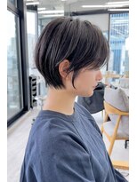 ビューナゴヤ 名駅(VIEW NAGOYA)&nbsp;イメチェン/美髪/ワイドバング/ブルーブラック/ショート