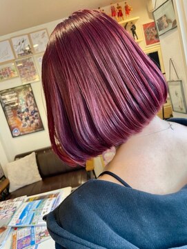 ヘア メイク ココ(hair make coco) ★暖色ワインカラー★