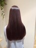 カット+カラー(前処理剤+ミスト付き)+トリートメント　　￥13750
