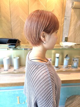 ロンドフルール 大宮東口(Lond fleur) ミニウルフレイヤーカット顔周りカット前髪カットショート/大宮