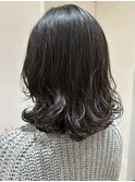 毛先パーマ