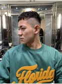 べリーショートダークアッシュニュアンスパーマ韓国マッシュ