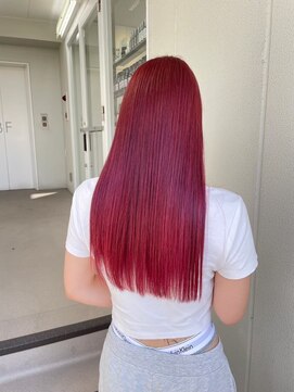 ヘアサロン ガリカ 表参道(hair salon Gallica) 暖色系カラー/ハイトーンチェリーピンク/派手髪