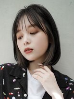 ギークス(GEEKS) 【GEEKS渋谷】伸ばしかけボブ/インナーカラー/冬ヘア/グレージュ