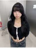 ブルーブラック＋ヨシンモリヘア