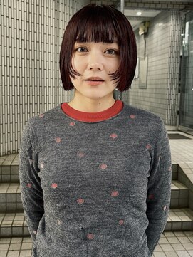 ロッソ 西荻窪(ROSSO) 顔周りボブ/暖色カラー